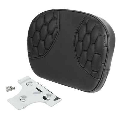 Passenger Sissy Bar Backrest Pad W/ Bracket Fit For Harley Touring Road Glide - Moto Life Products