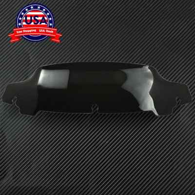 5'' Black Wave Windshield Windscreen Fit For Harley Touring Glide CVO 2014-2021 - Moto Life Products