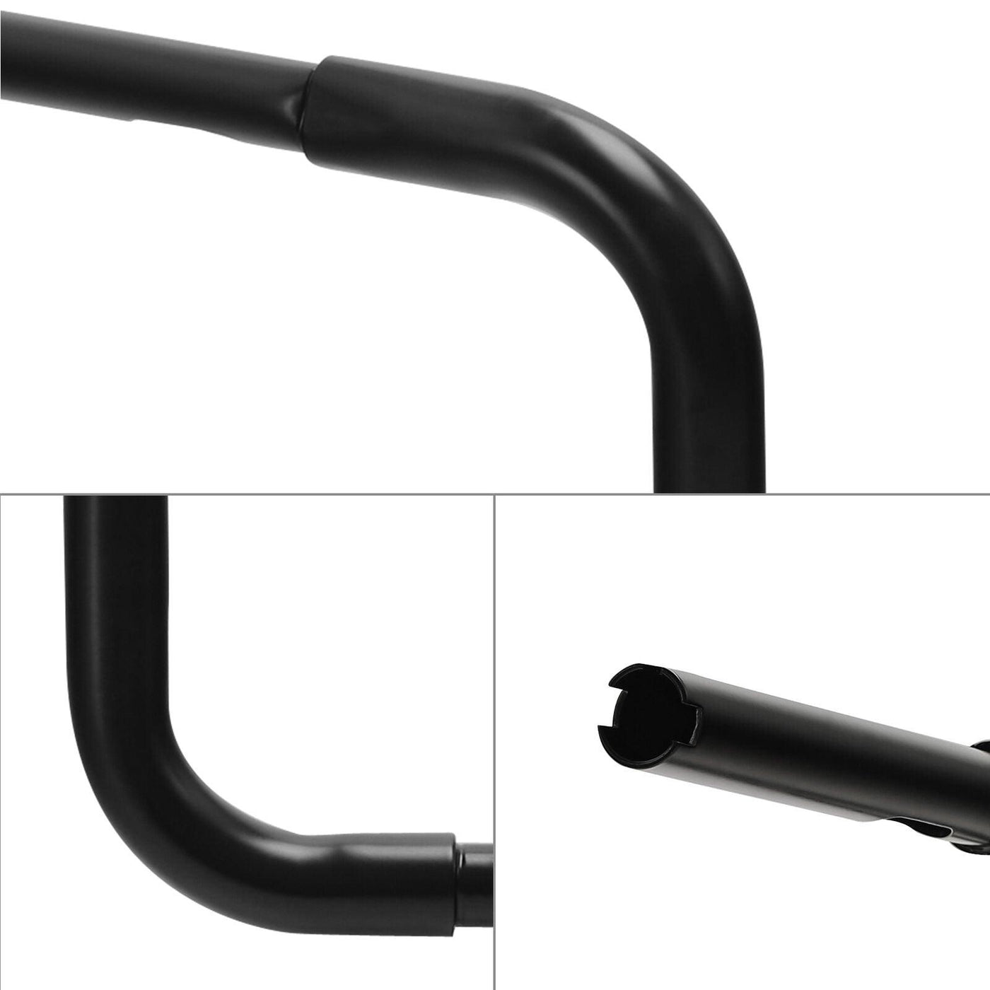 12" Rise Ape Hanger 1" Handlebars Fit For Harley Softail FLST Dyna Super Glide - Moto Life Products