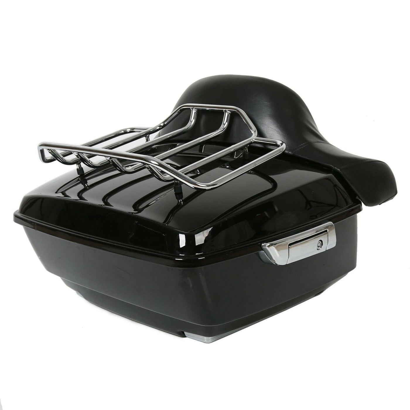 King Tour Pak Pack Trunk W/ Mounting Rack For 14-21 Harley Touring Electra Glide - Moto Life Products