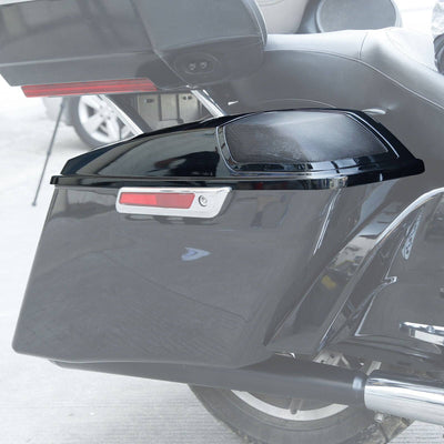 Saddlebag Lids Speaker Cutouts For Harley Touring FLT FLH FLHTCU 2014-2022 2019 - Moto Life Products