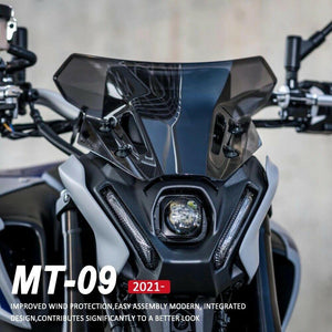 For YAMAHA MT09 FZ09 2021 2022 Motorcycle Windscreen Wind Deflectors Windshield - Moto Life Products