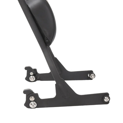 Detachable Black Backrest Sissy Bar Pad For Harley Softail 2006-17 FXSTB - Moto Life Products