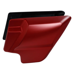 Battery Side Cover Panel Fit For Harley Touring 2009-2022 Wicked Red Denim - Moto Life Products