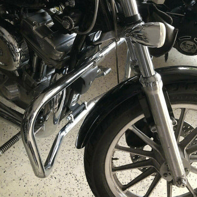 For 84-03 Harley Sportster 883 1200 XL XR Chrome Engine Highway Guard Crash Bar - Moto Life Products