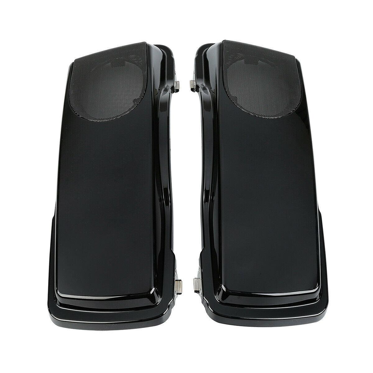 Black Saddlebags Lids & 5x7''Speakers Fit For Harley Touring Road Glide 93-13 11 - Moto Life Products