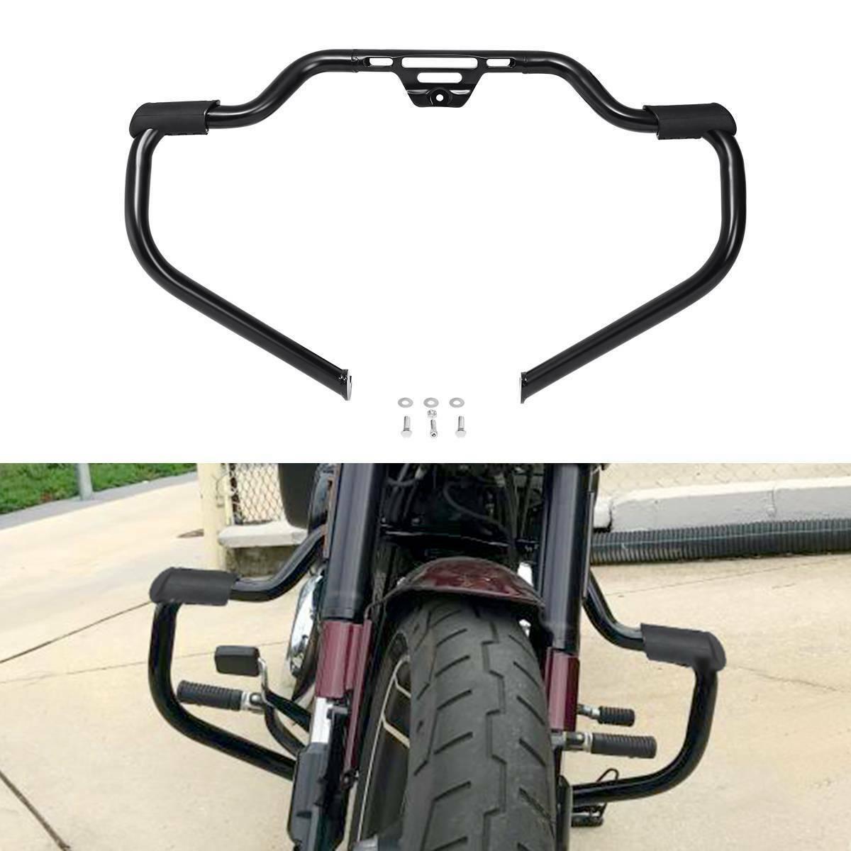 Mustache Engine Guard Bar & Footpeg Set Fit For Harley Softail Fat Boy 2018-2022 - Moto Life Products
