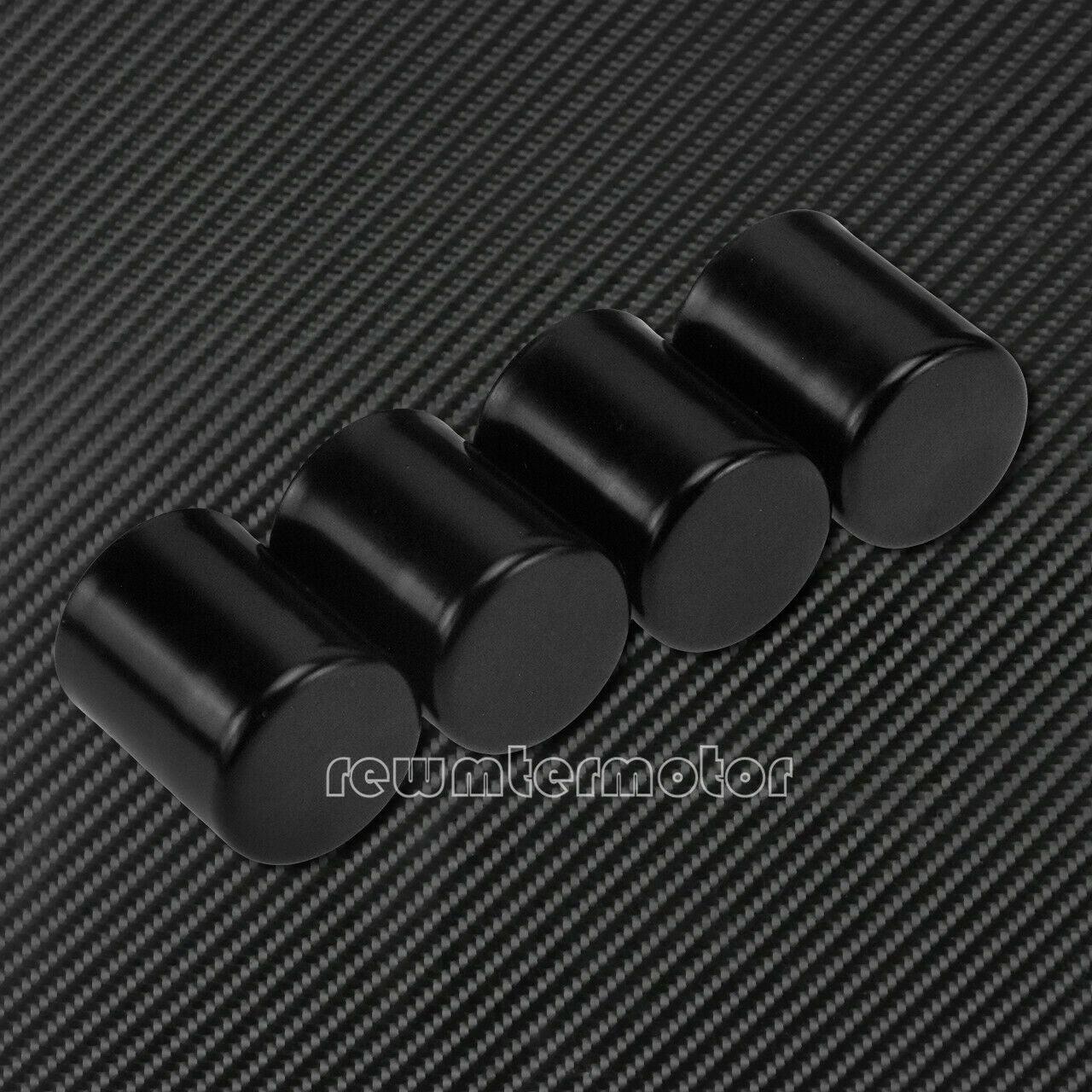 4pc Black Docking Hardware Point Covers Fit for Harley Electra Road Street Glide - Moto Life Products