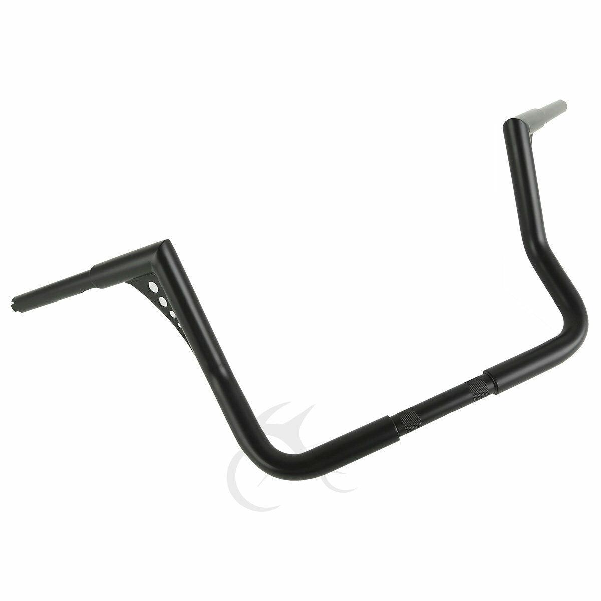 12/14/16/18" Rise Handlebar Fit For Harley Electra Glide 1982-2022 Black/Chrome - Moto Life Products