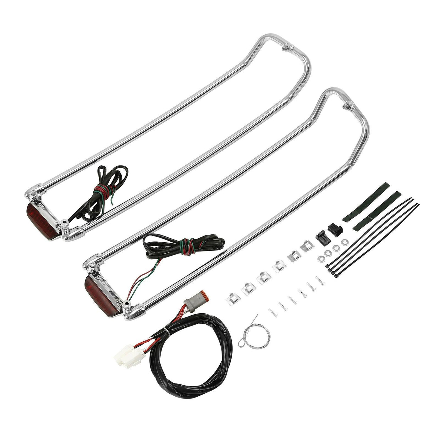 Hard Saddlebag Lid Rails Fit For Harley Touring CVO Electra Street Glide 94-13 - Moto Life Products