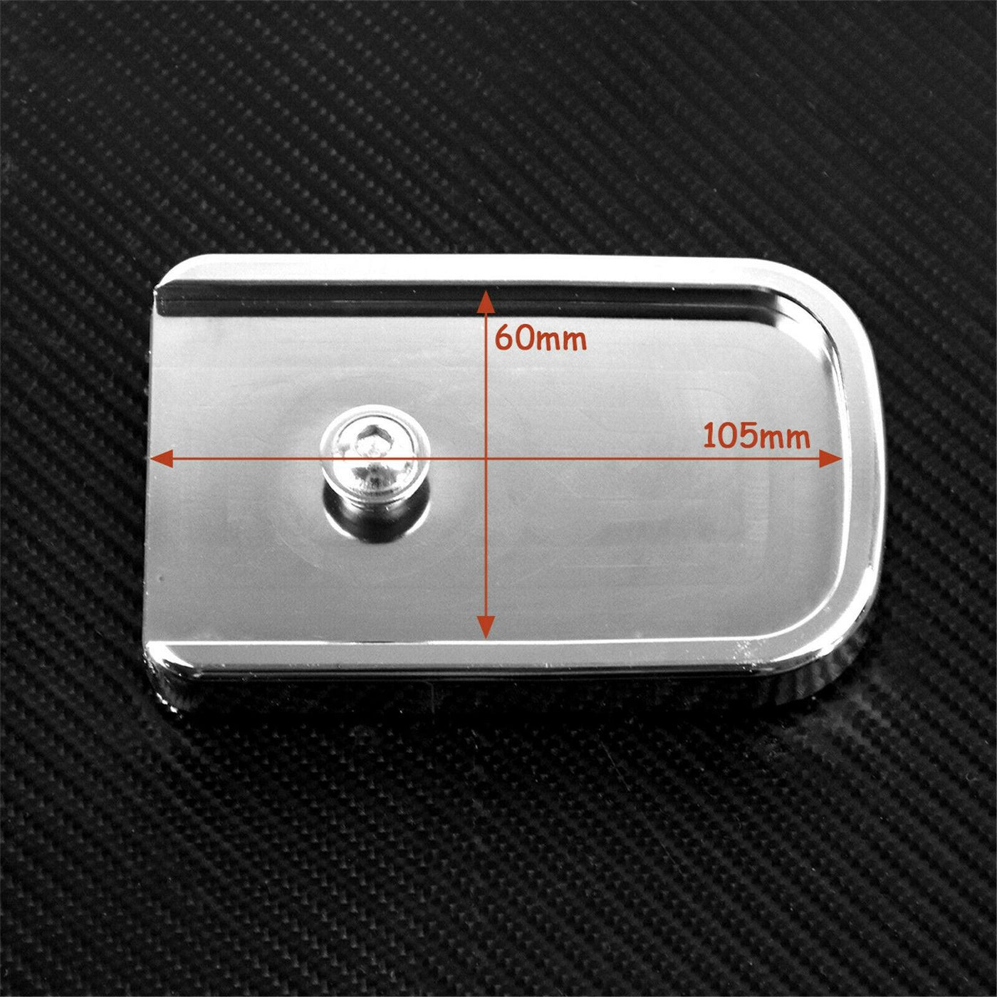 Chrome Brake Pedal Pad Cover Fit For Harley Touring FLHT Softail Dyna Tri Glide - Moto Life Products