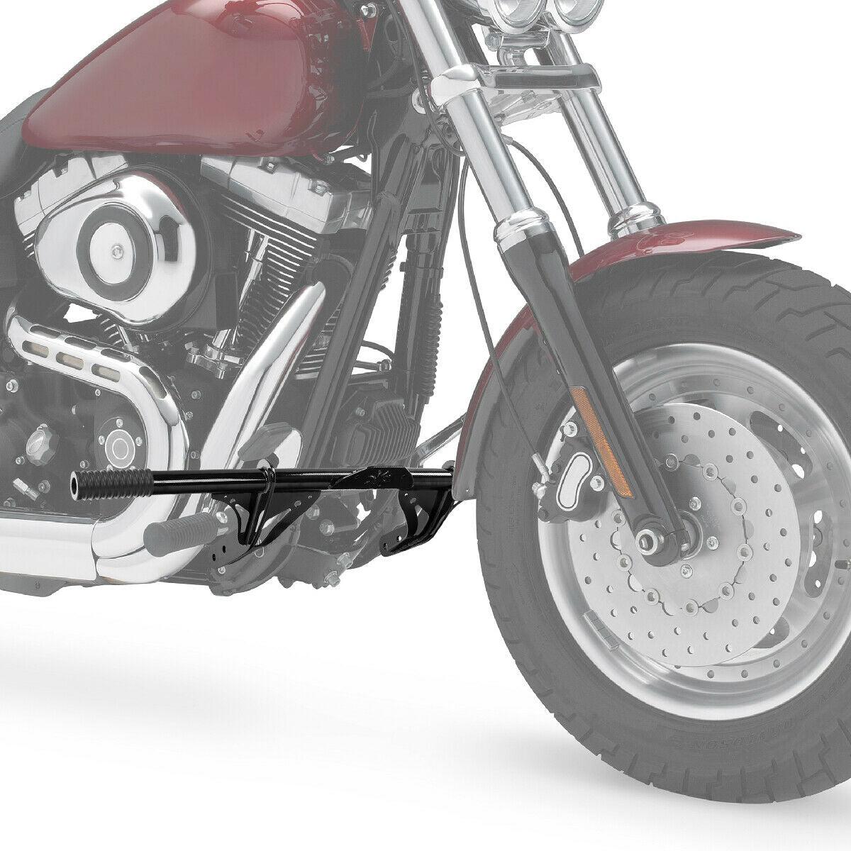 Black Front Crash Bar Protector Fit For Harley Dyna models 2006-2017 2015 2016 - Moto Life Products