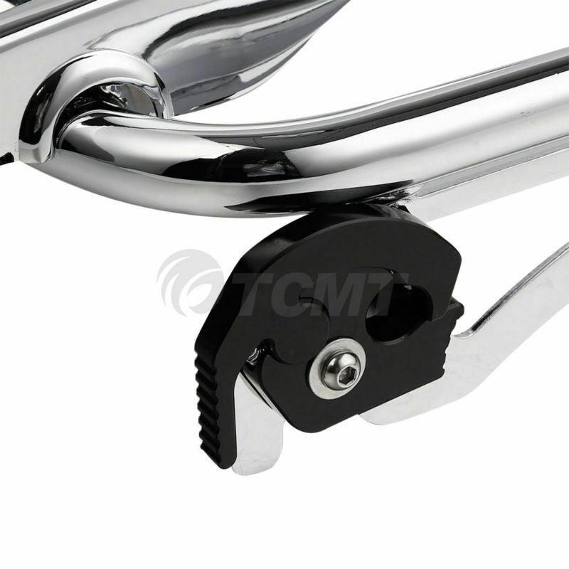 Chrome Stealth Luggage Rack Docking Hardware Fit For Harley Electra Glide 14-22 - Moto Life Products