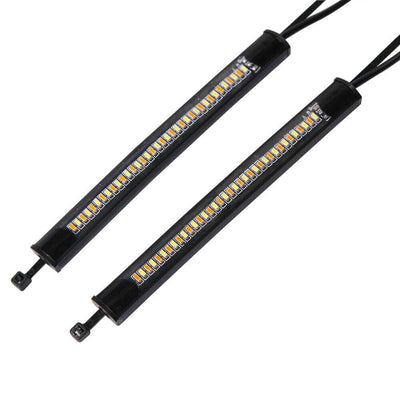 2X Motorcycle Flowing Amber LED Fork Turn Signal Strip Light For Harley Davidson - Moto Life Products