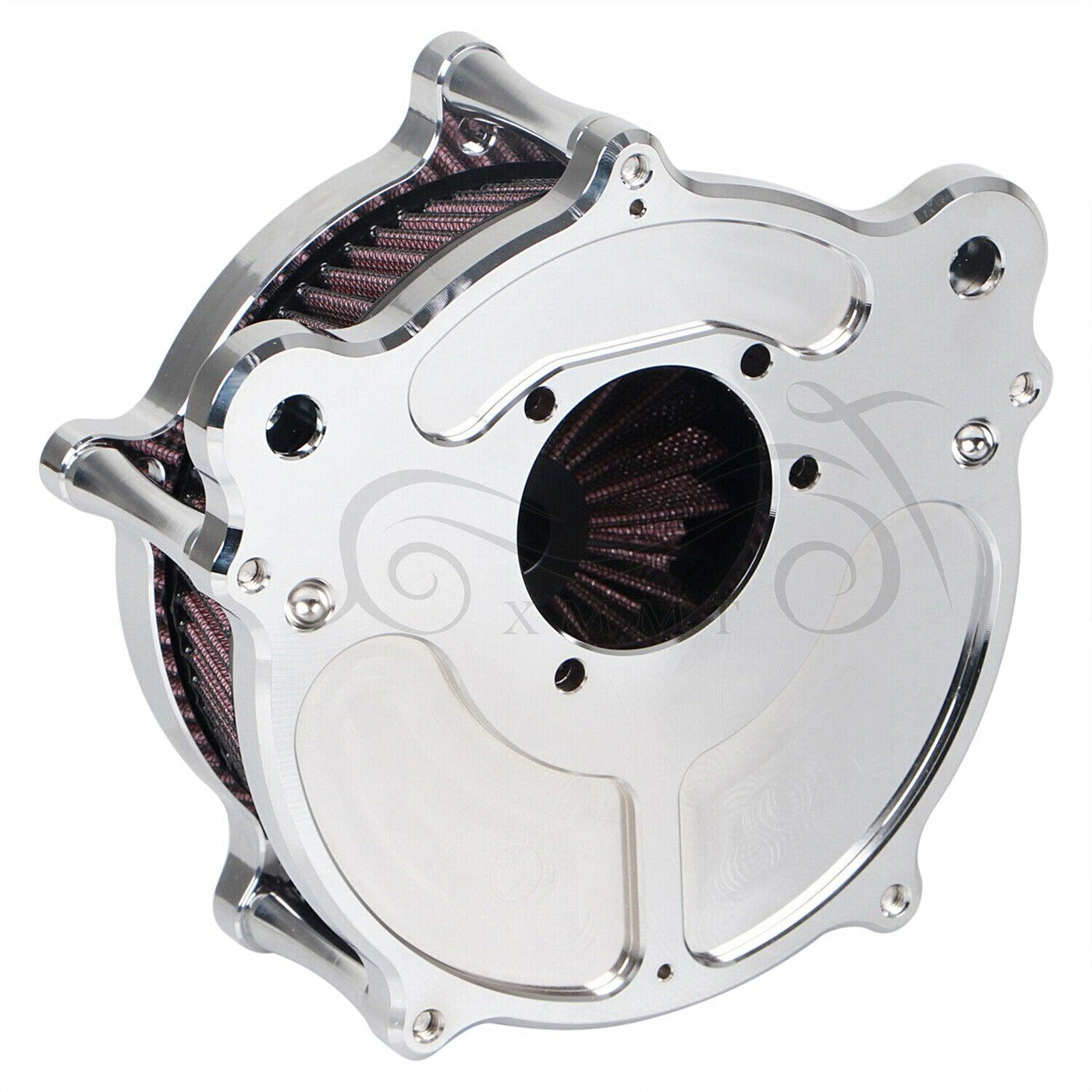 Chrome Air Cleaner Intake Filter For Harley Touring Road King Electra Glide FLHX - Moto Life Products