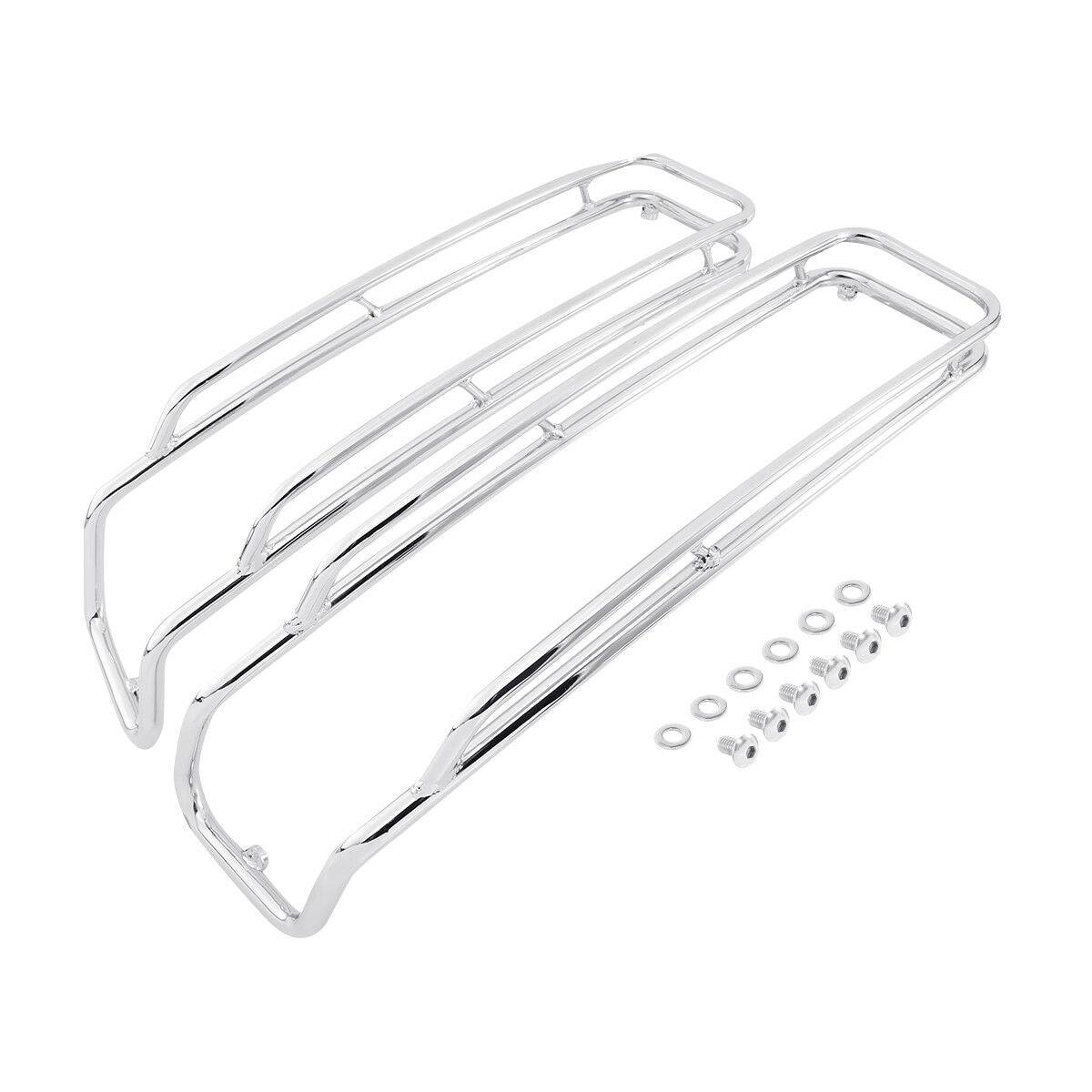 Saddlebags Lid Top Rail Guards Fit For Harley Touring Street Road Glide 94-2013 - Moto Life Products