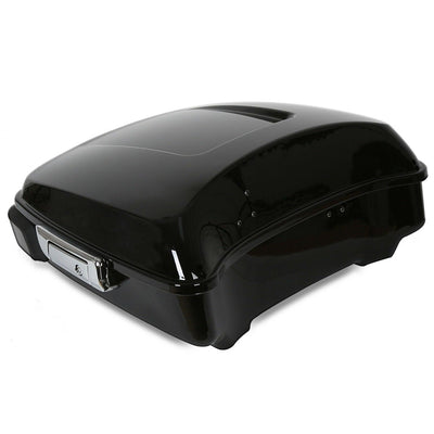 Chopped Tour Pack trunk w/Tail Light For Harley 14-21 Road King Street Glide - Moto Life Products