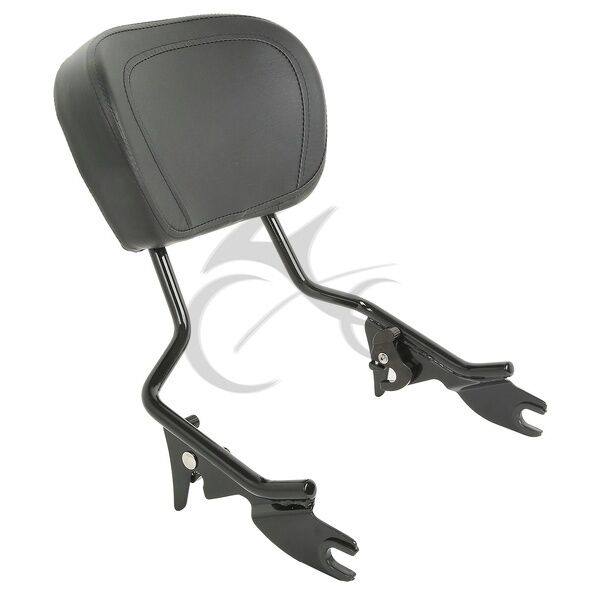 Sissy Bar Upright Backrest 4 Point Docking Fit For Harley Road King 2014-2022 16 - Moto Life Products