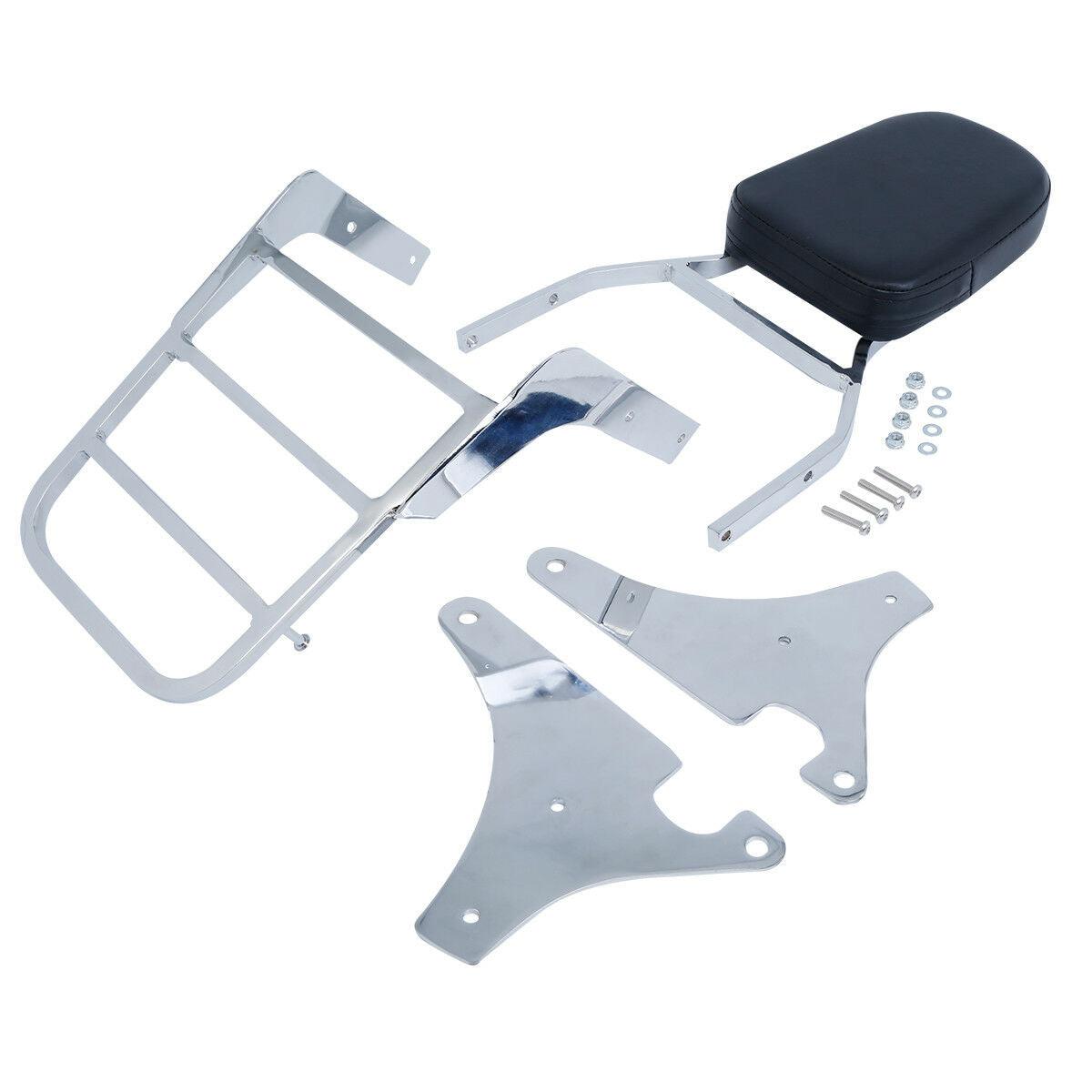 Backrest Sissy Bar W/ Luggage Rack Fit For Kawasaki Vulcan VN400 800 1995-2012 - Moto Life Products