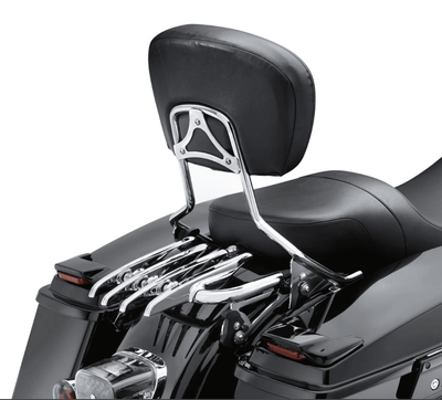 Chrome Stealth Luggage Rack Harley Touring Street Glide Road King 2009-2022 - Moto Life Products
