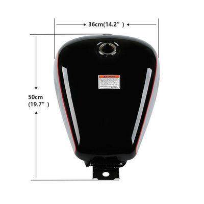 Motorcycle Fuel Gas Tank 3.4 gallons Fit For Honda CMX 250 CMX250 Rebel 85-16 - Moto Life Products