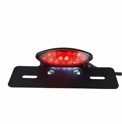 Motorcycle LED Tail Light Integrated License Plate Brake Lamp Cafe Racer Bobber - Moto Life Products