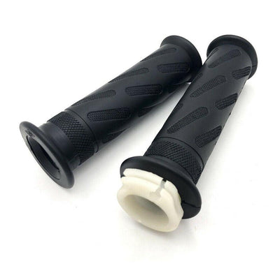22mm 7/8" Black Rubber Grip FOR Harley Dyna Fat Bob FXDF Switchback FLD - Moto Life Products