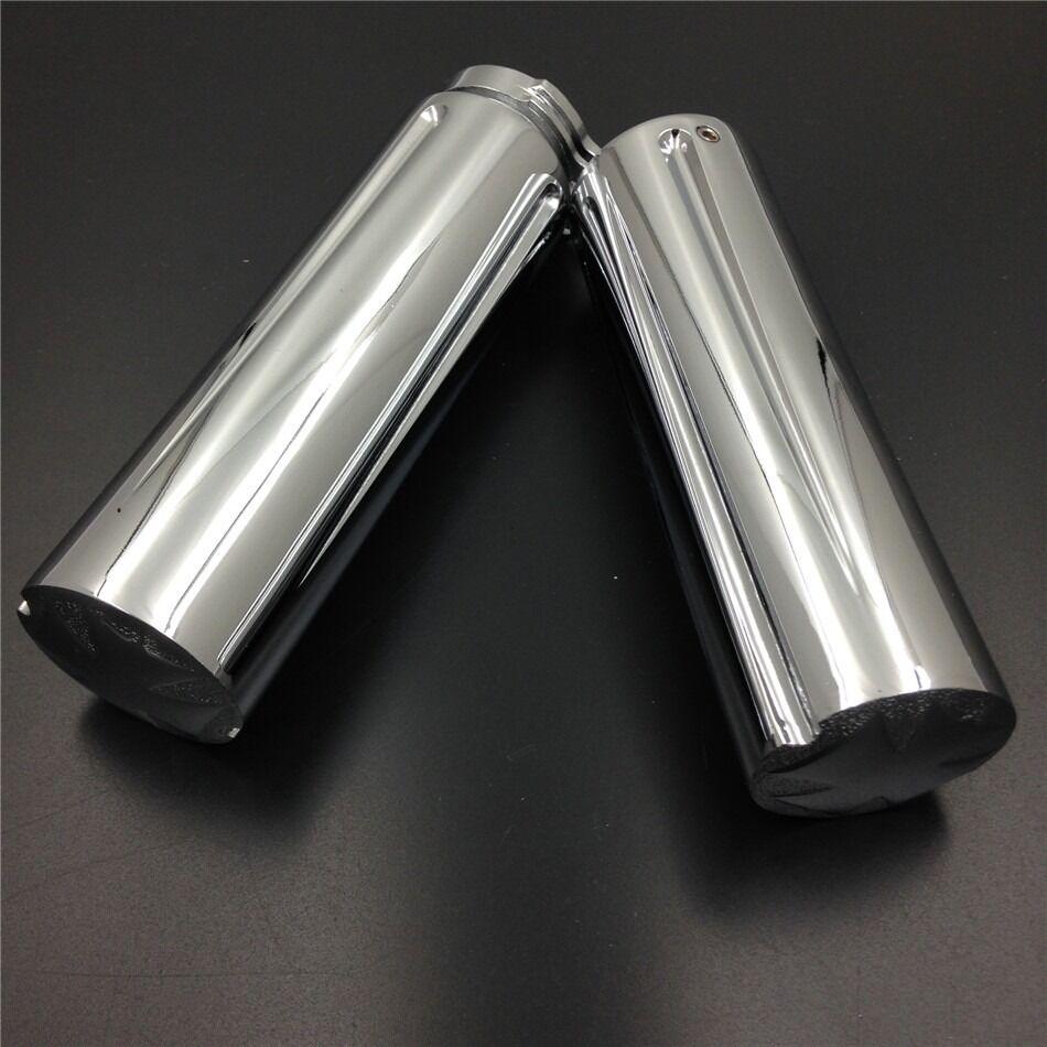 Motorcycle chrome Cross End Style 7/8" inch  Hand Grips For Honda Suzuki Kawasak - Moto Life Products