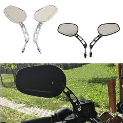 🔥 8mm Rear View Side Mirrors Fit For Harley Road Glide King Street Bob 11-16 15 - Moto Life Products