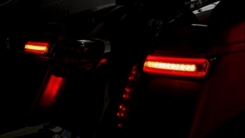 LED Saddlebag Run Brake Turn Light Red Lens Fit For Harley Touring Glide 1997-13 - Moto Life Products